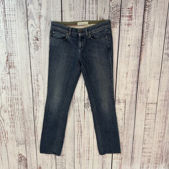 Stella McCartney Jeans Women 27 Slim Fit Dark Wash Italy Quiet Luxury Y2K - Picture 1 of 8